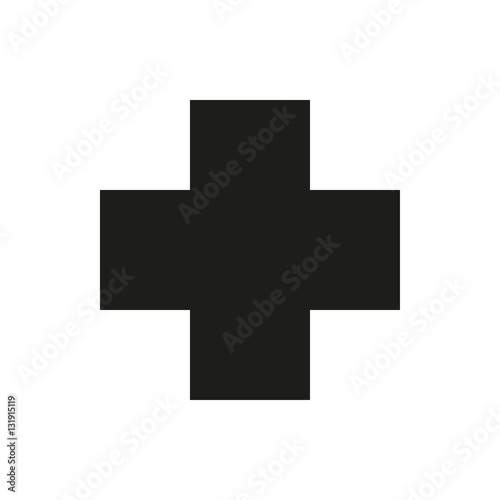 medical cross icon illustration