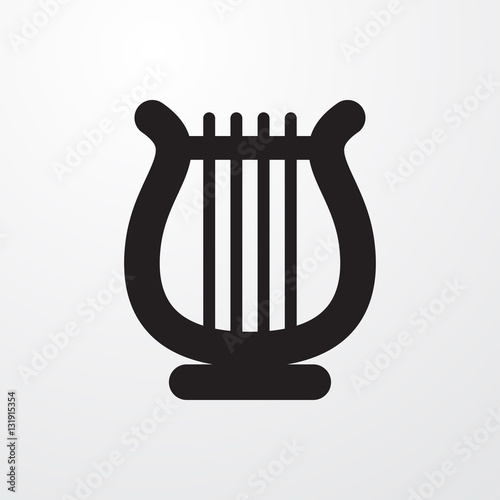 harp icon illustration