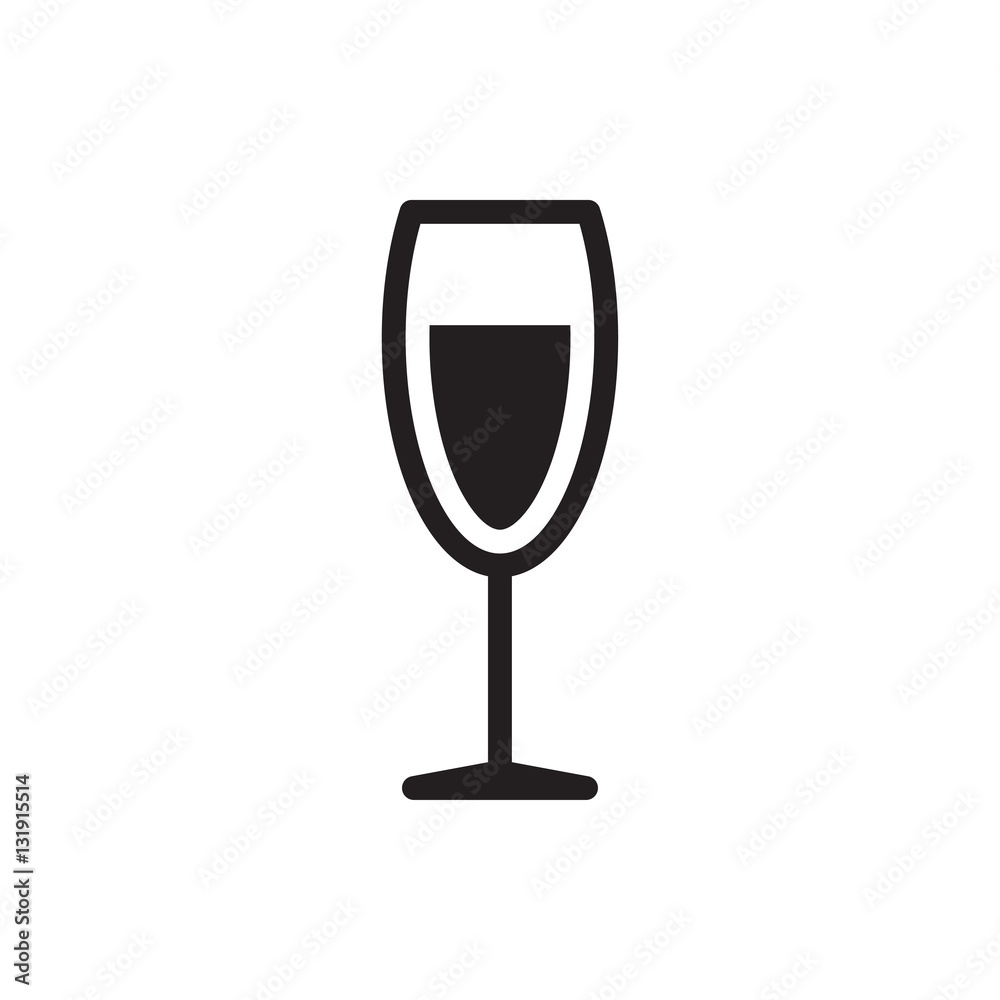wine glass icon illustration wine glass icon illustration