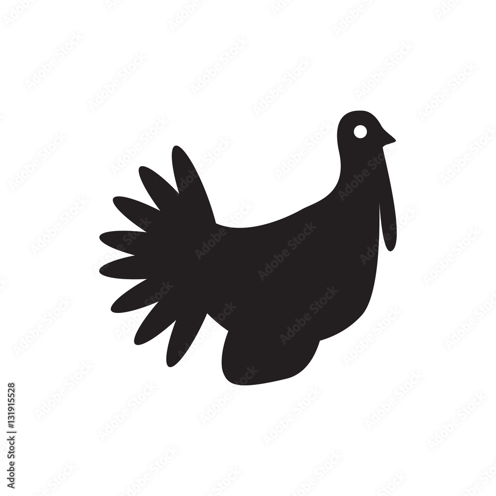 Obraz premium turkey icon illustration