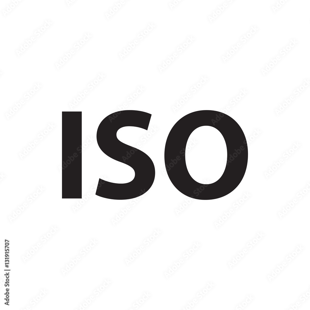 ISO icon illustration ISO icon illustration