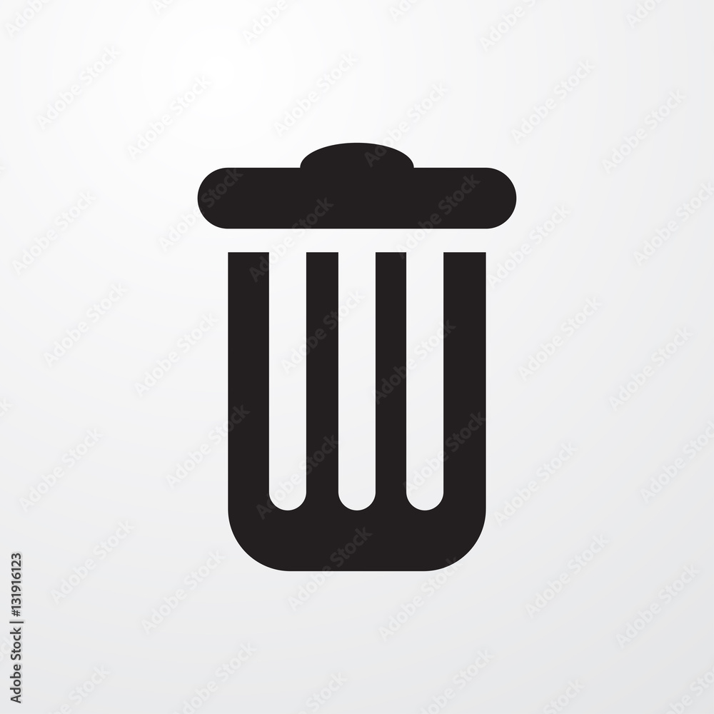 trash bin icon vector trash bin icon vector