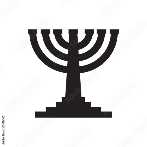 menorah icon illustration