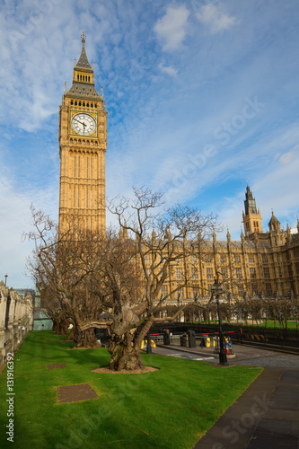 London. Big Ben clock tower.