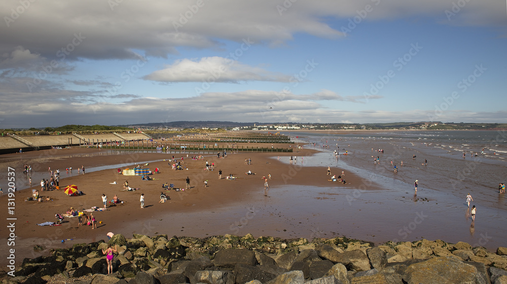A fine Summer evening on Dawlish Warren beach, Devon, England, UK. A fine Summer evening on Dawlish Warren beach, Devon, England, UK.