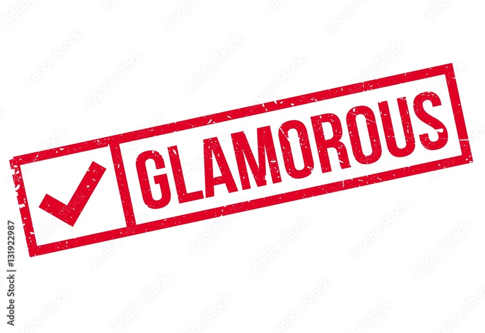 Glamorous rubber stamp Glamorous rubber stamp