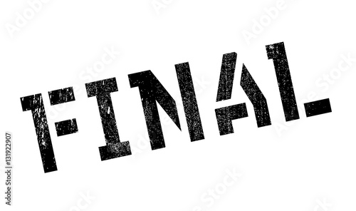 Final rubber stamp