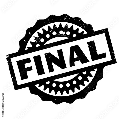 Final rubber stamp