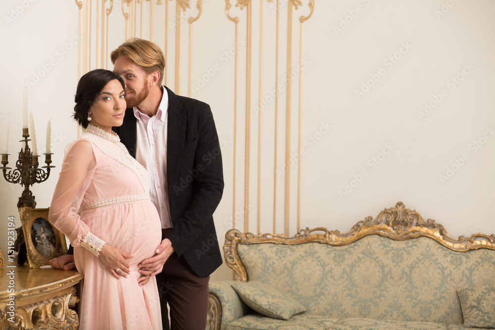 Couple dress with baby hotsell