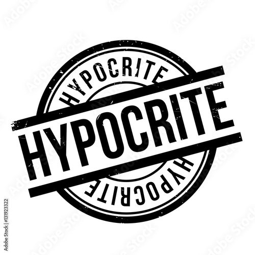 Hypocrite rubber stamp