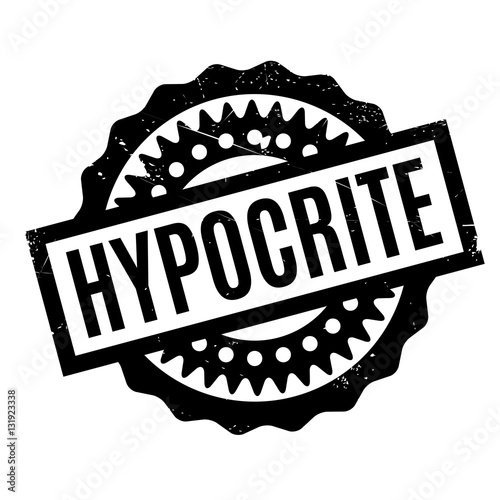 Hypocrite rubber stamp