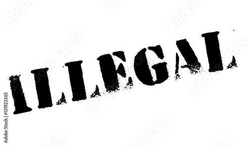 Illegal rubber stamp