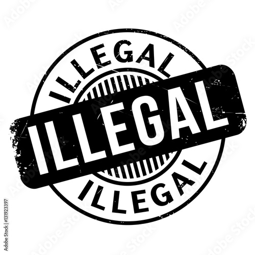 Illegal rubber stamp