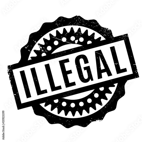 Illegal rubber stamp
