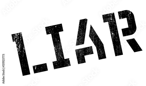 Liar rubber stamp