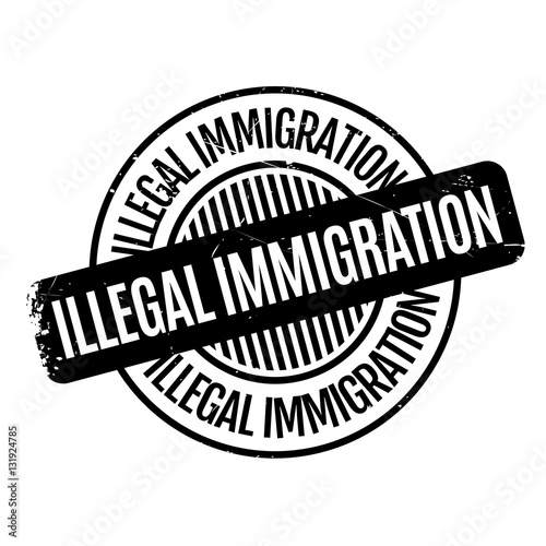 Illegal Immigration rubber stamp
