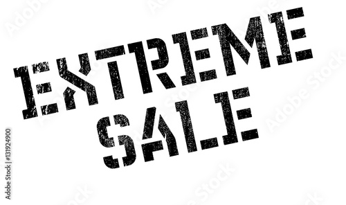 Extreme Sale stamp. Grunge design with dust scratches. Effects can be easily removed for a clean, crisp look. Color is easily changed.