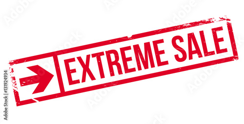 Extreme Sale stamp. Grunge design with dust scratches. Effects can be easily removed for a clean, crisp look. Color is easily changed.