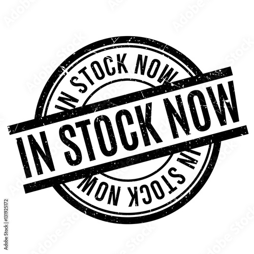 In Stock Now rubber stamp