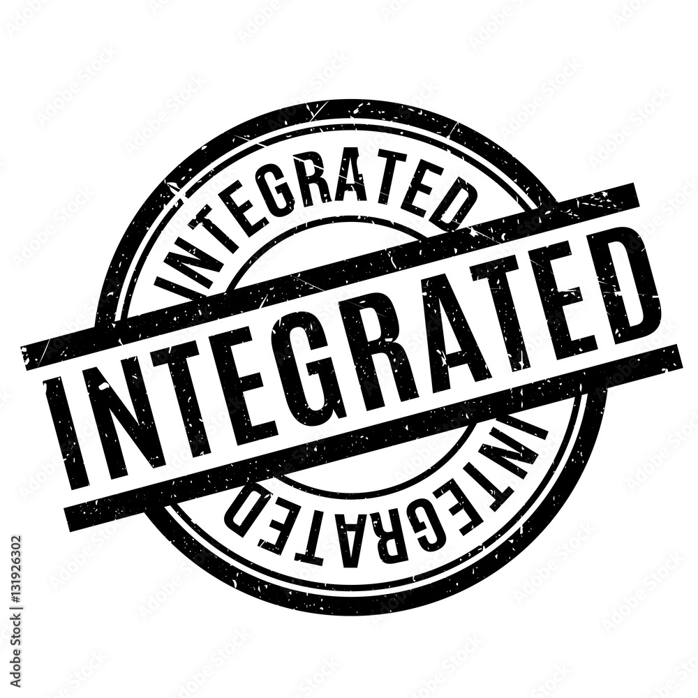 Integrated rubber stamp Integrated rubber stamp