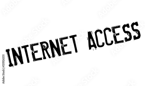 Internet Access rubber stamp