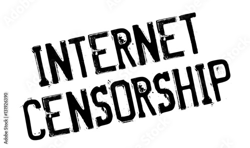 Internet Censorship rubber stamp