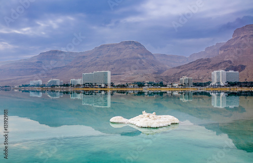 Landscape of Dead Sea, Israel.