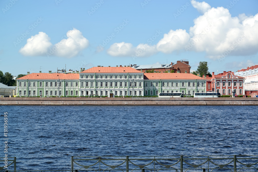 View of the former palace of the emperor Peter II and Bolshuya N