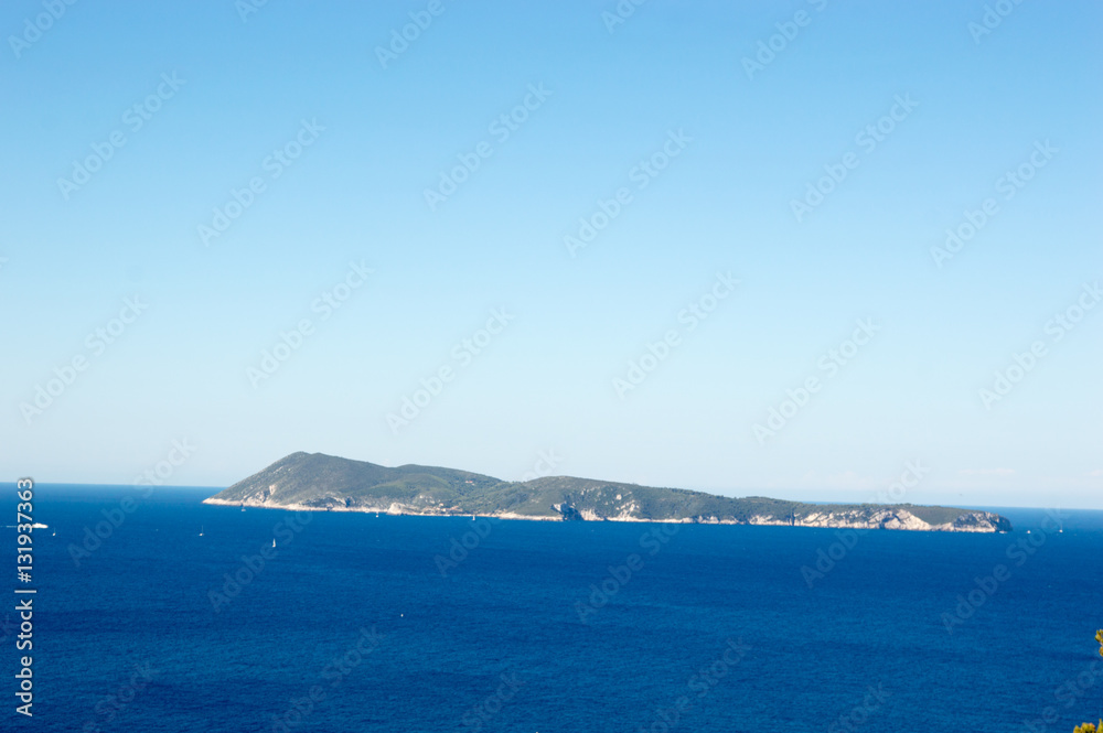Bisevo island in the Adriatic sea