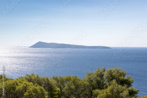 Bisevo island in the Adriatic sea
