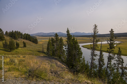 Yellowstone national park - river photo