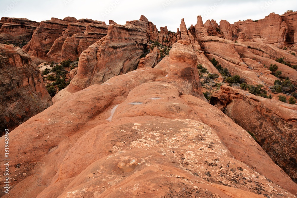 Rock formations at Arches National Park Rock formations at Arches National Park