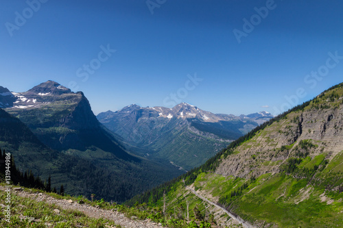 The Highline Trail in Glacier National Park in Montana, is long and steep, with spectacular views along the way.