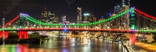 The iconic Story Bridge in Brisbane, Queensland, Australia © Rob D