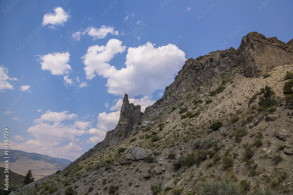 Yellowstone National Park - mountain Yellowstone National Park - mountain