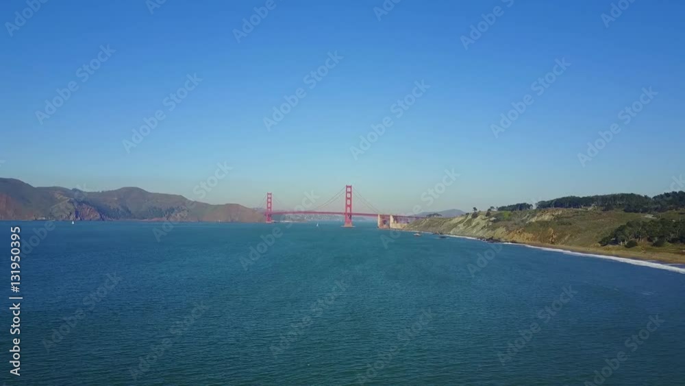 Aerial View Of Golden Gate Bridge Aerial View Of Golden Gate Bridge