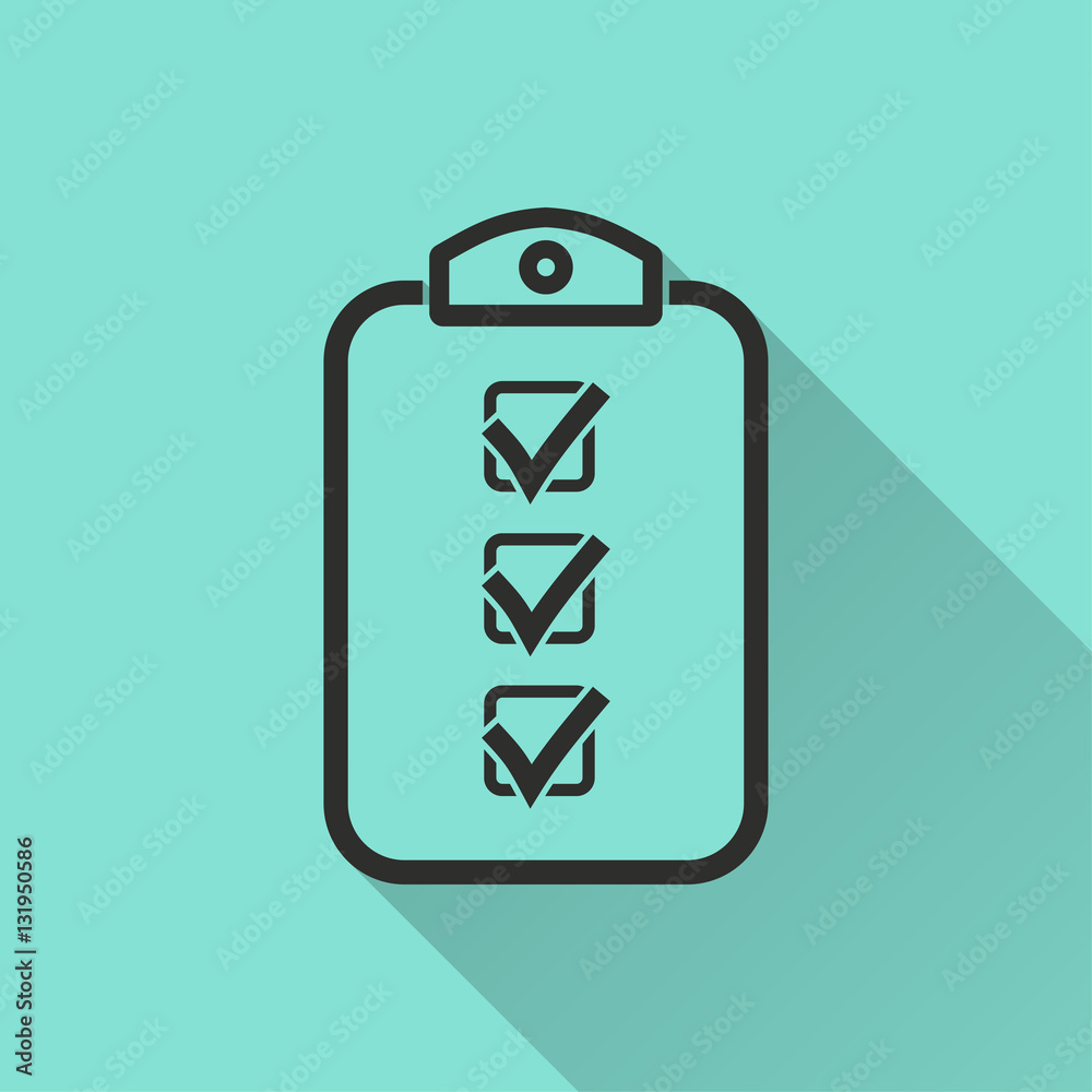 Clipboard - vector icon. Clipboard - vector icon.