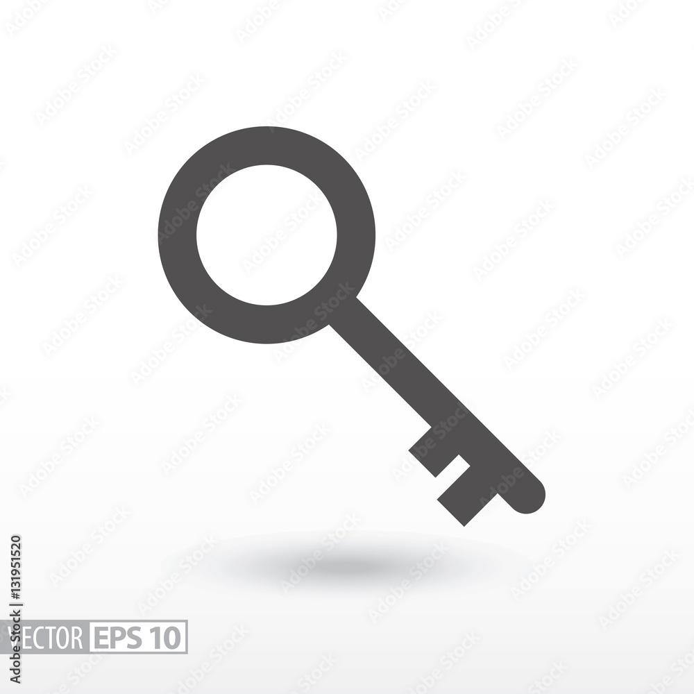 Key - flat icon Key - flat icon