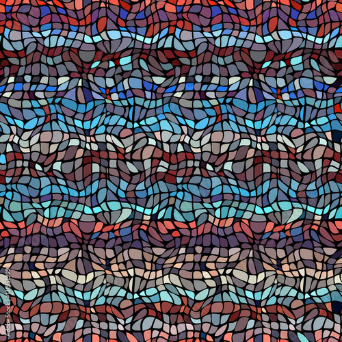 Seamless mosaic pattern