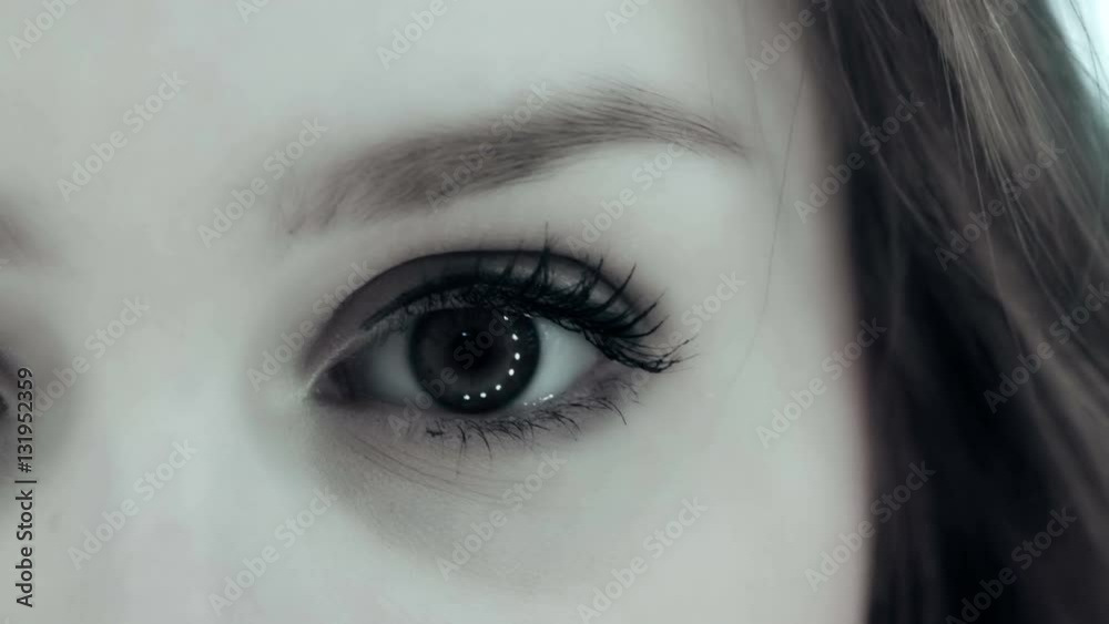Close up of woman eye Close up of woman eye