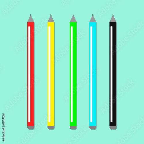 Color ink pencils