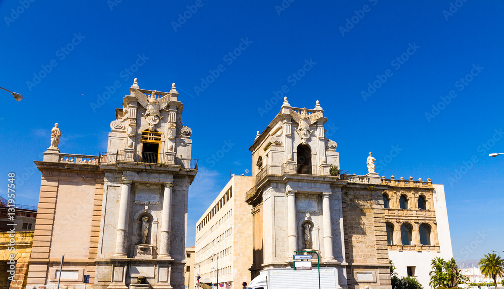 Porta Felice is a city gate of Palermo, Italy