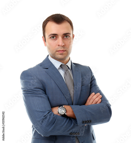 Confident handsome business...