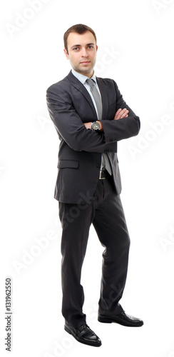 Confident handsome business...