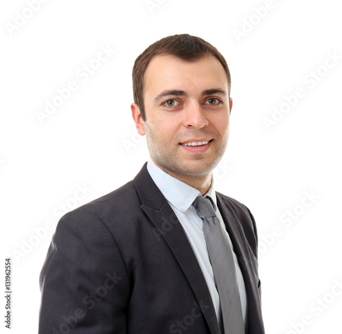 Confident handsome business...