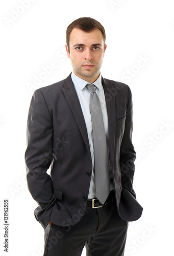 Confident handsome business...