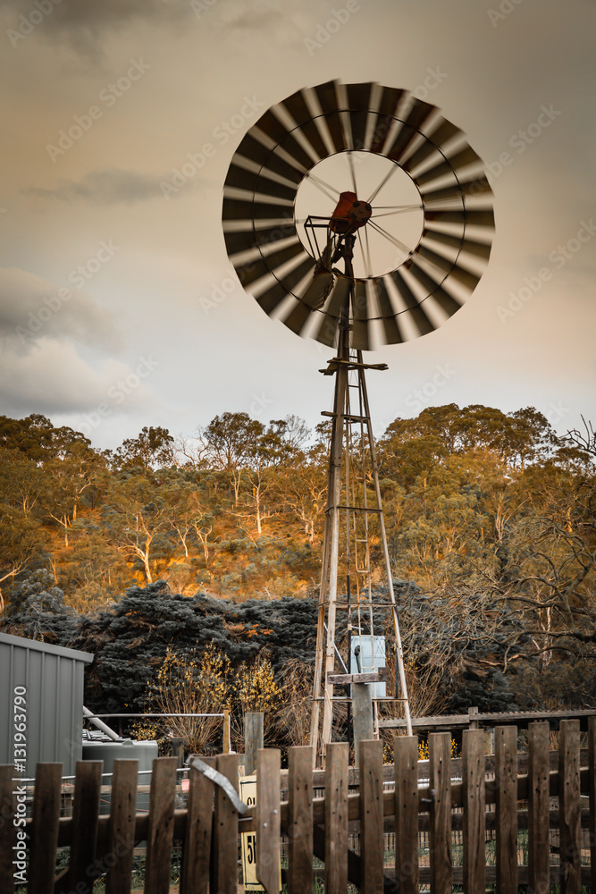 Old fashioned windmill in Australia Old fashioned windmill in Australia