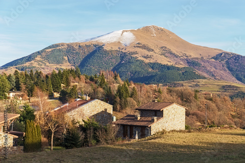 Taga peak seen from Campelles, catalan Pyrenees photo