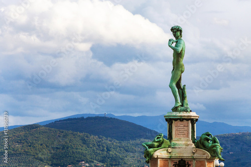 Bronze statue of David of Piazzale Michelangelo photo
