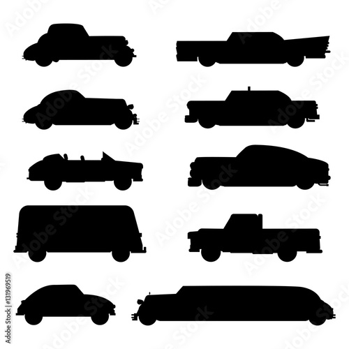 Retro car vector vehicle.